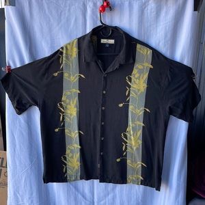 Black, 100% Silk, Tommy Bahama, XXL
